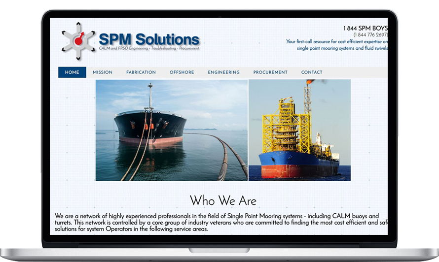 SPM Solutions former home page